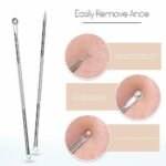 Acne Needle Blackhead Remover Pimple Blemish Comedone Extractor Tweezer Tool Kit - Image 7