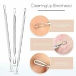Acne Needle Blackhead Remover Pimple Blemish Comedone Extractor Tweezer Tool Kit - Image 8
