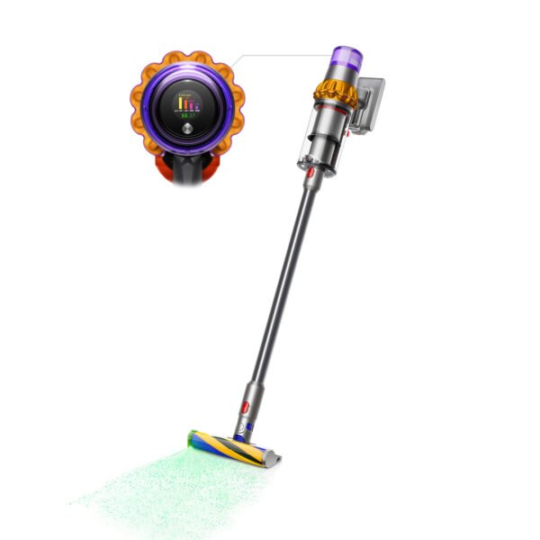 Dyson V15 Detect Total Clean Extra (Refurbished) - Yellow/Nickel | Powerful Cordless Vacuum with Laser Dust Detection