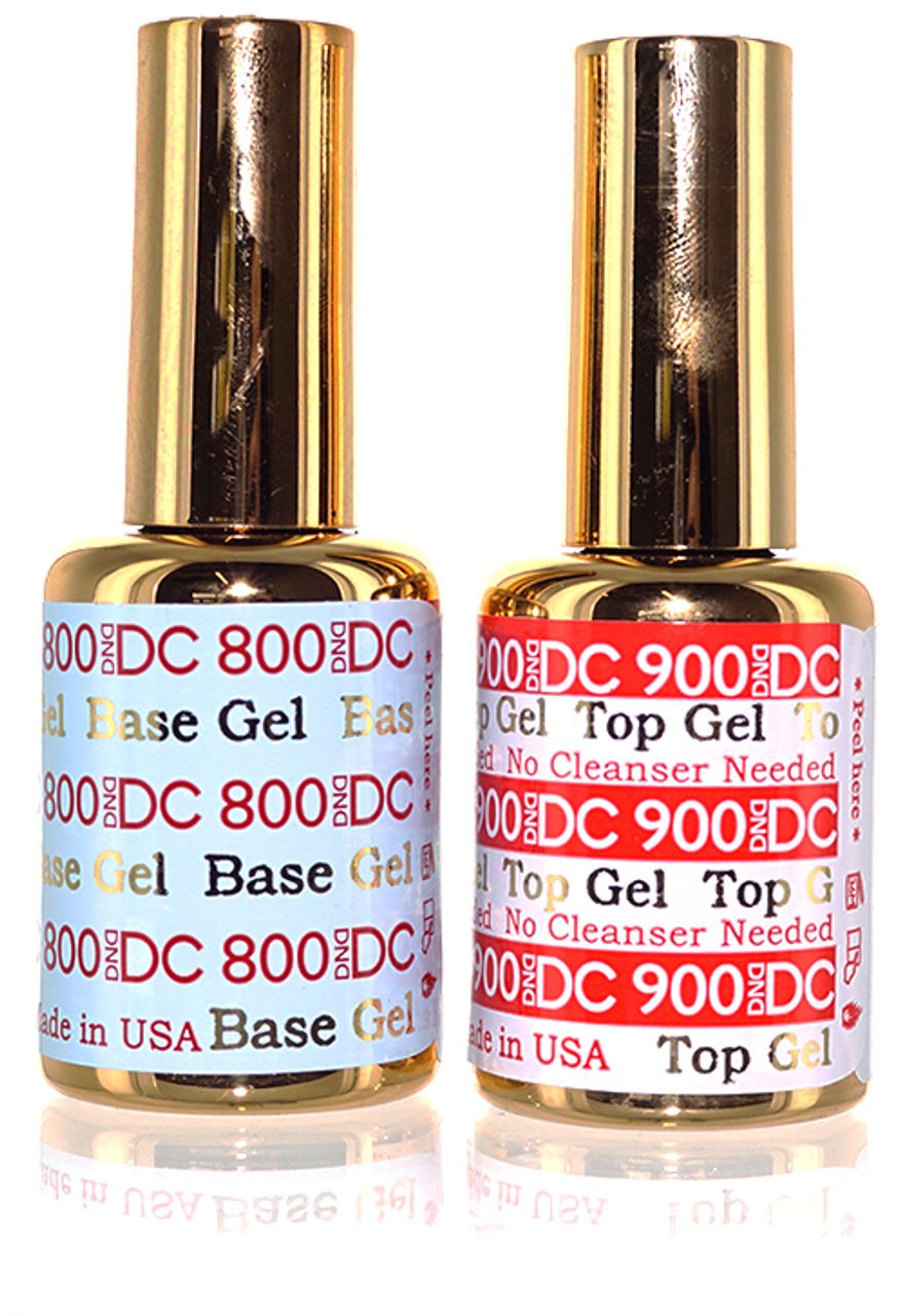 s-l1600.png DND DC Duo Top Coat No Cleanse 900 & Base Coat 800 Soak Off Gel Polsh 2025 - Image 1